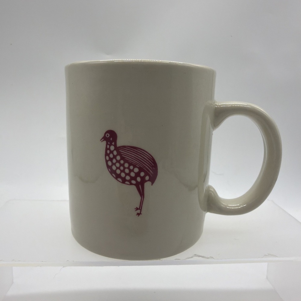 Pipestone Ancient Mimbreno‎ Indian | Burgundy  Mug | Vintage | Praire Chicken